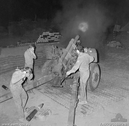 Australian Artillery Nui Dat Vietnam