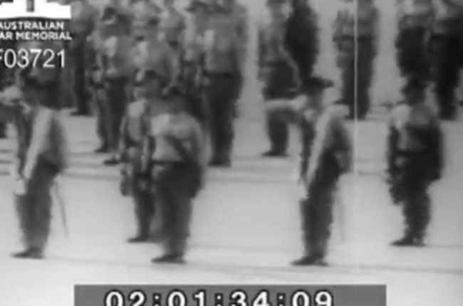 Farewell Parade1RAR Vietnam 21 Mar 1968