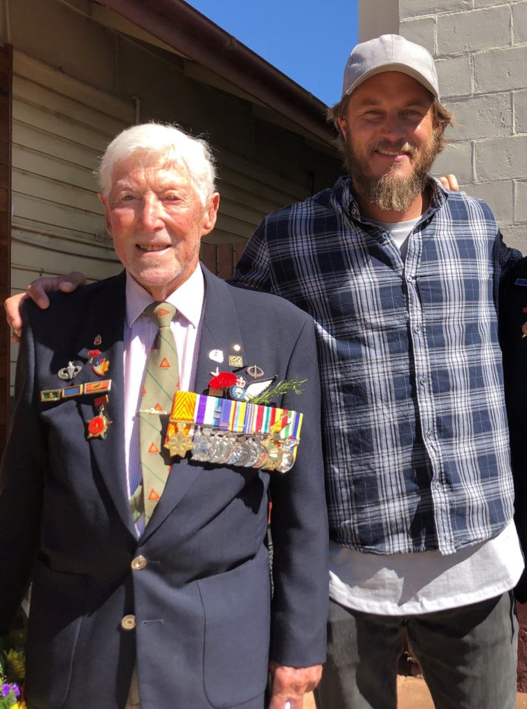Lt Col Harry Smith MG SG and Travis Fimmel