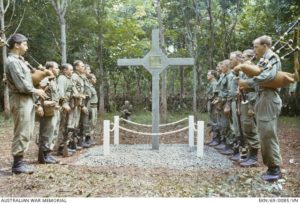 Commemorative service held on the site of the battle of Long Tan, 1969