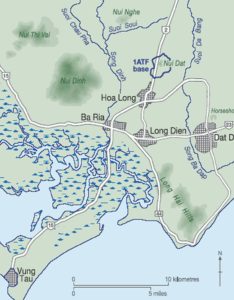 NUI DAT LOCATION MAP